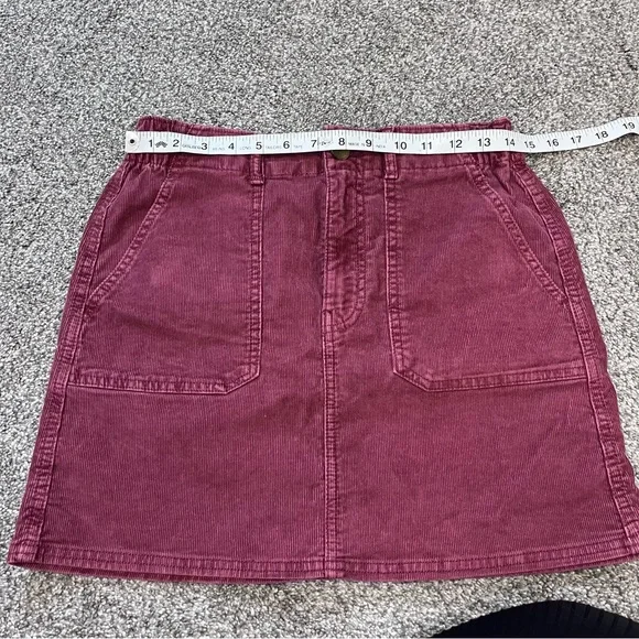 American Eagle Hi Rise A Line Corduroy Mini Skirt NWT - Picture 6 of 10